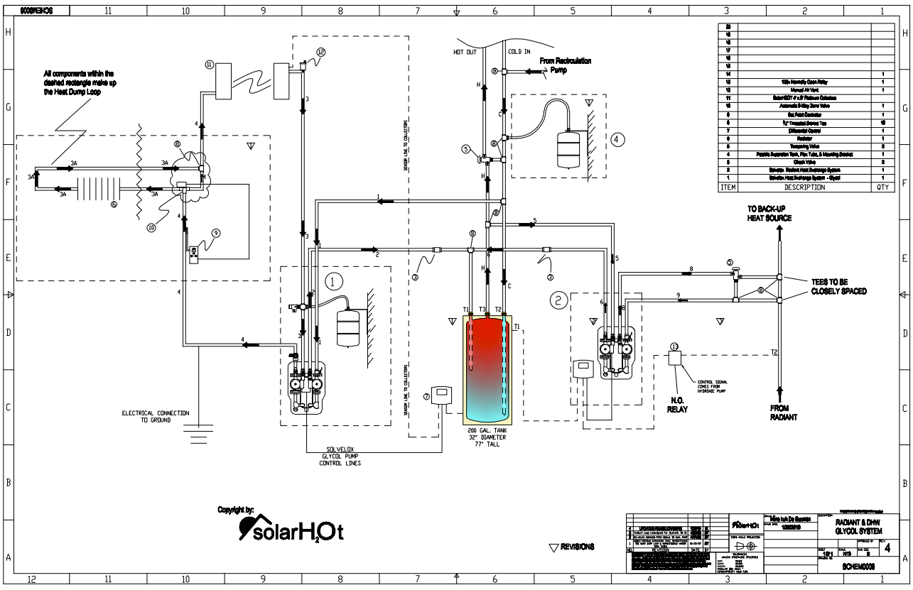 Water Piping  Piping Diagrams For Solar Hot Water System